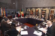Reunión del grupo de subsidiariedad de la CALRE en las Cortes de Aragón (2).