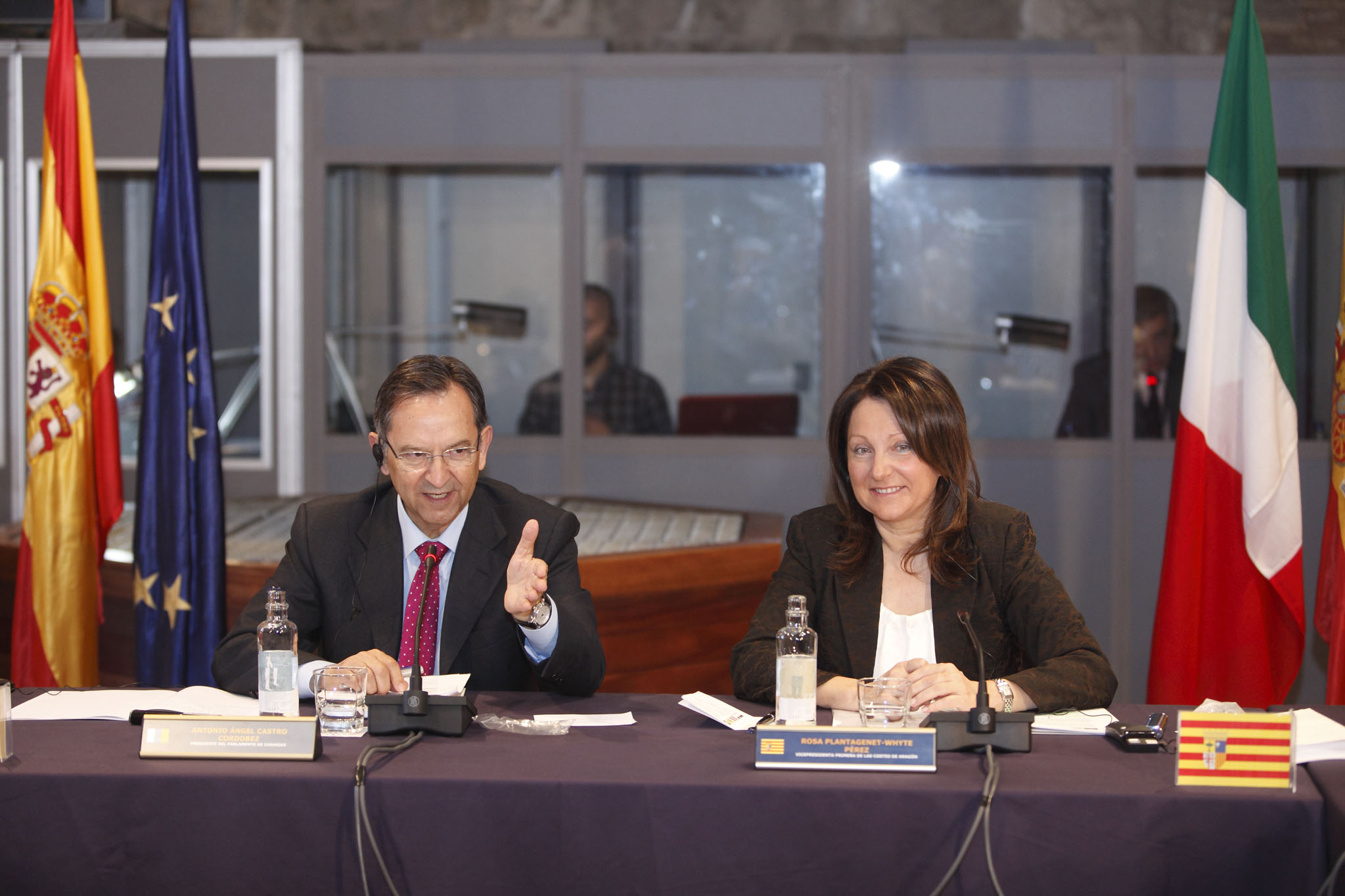 Reunión del grupo de subsidiariedad de la CALRE en las Cortes de Aragón (3).