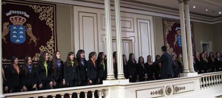 Coro de Voces Blancas del Conservatorio Profesional de Música de Santa Cruz de Tenerife.