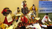 Obra de la exposición del Taller de vestimenta tradicional y trajes típicos de Canarias.