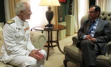 Fotografía Visita de despedida del comandante del Mando Naval de Canarias 