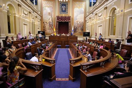 Visita de un grupo de niños saharauis.