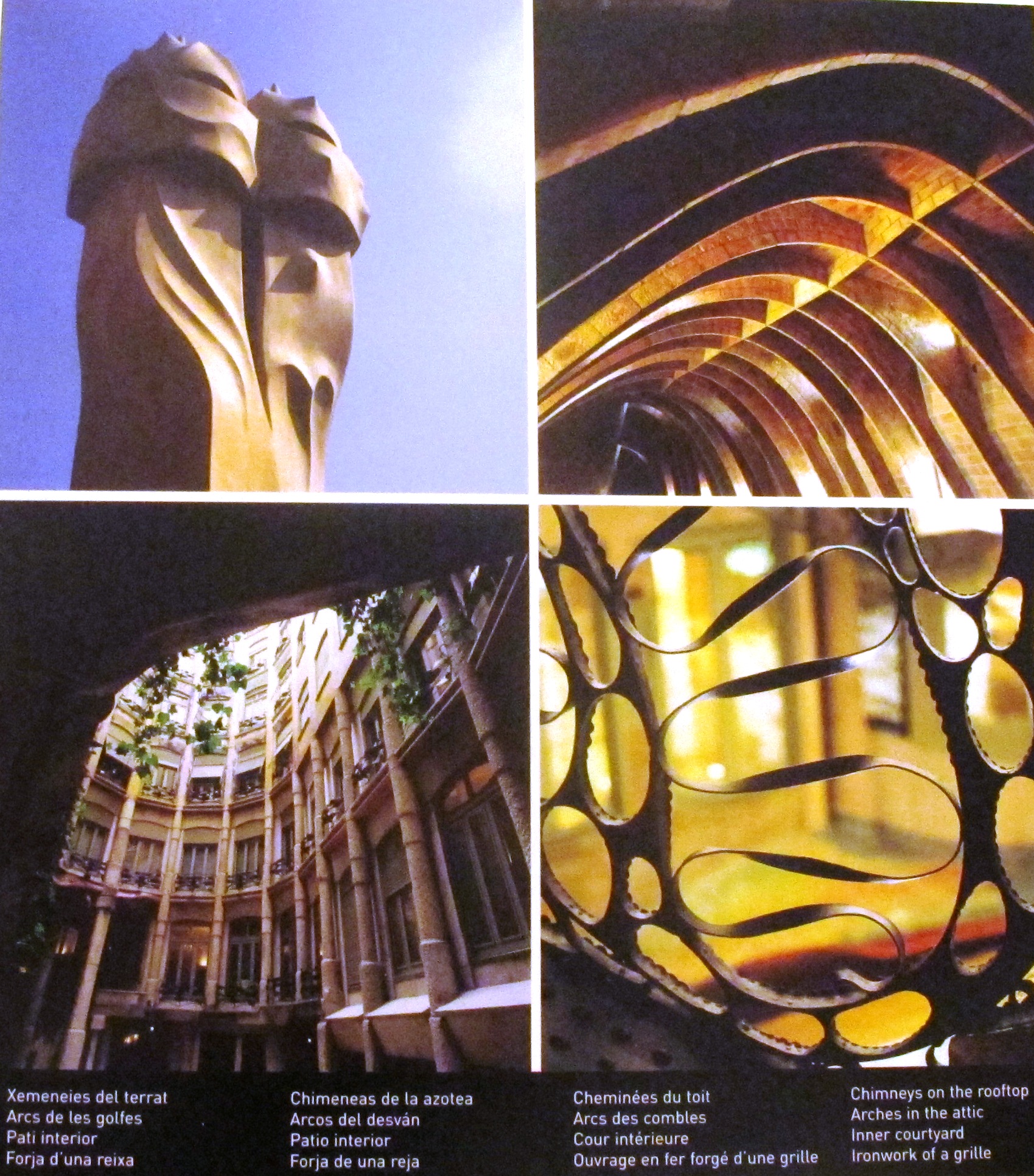 Muestra de la exposición de Gaudí.