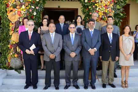 La Mesa en la presentación del libro sobre Ruiz de Padrón.