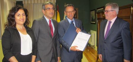 Antonio Castro, José Miguel Bravo de Laguna, Román Rodríguez y Ana Kursón.