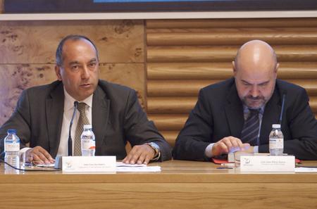 El vicepresidente del Parlamento durante su intervención en la clausura  de las Jornadas del Comité Español de Representantes de Personas con Discapacidad.