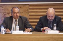 El vicepresidente del Parlamento durante su intervención en la clausura  de las Jornadas del Comité Español de Representantes de Personas con Discapacidad.