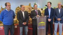 Inauguración del Portal de Belén de la Navidad de 2013.
