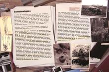 Panel de la exposición sobre Telesforo Bravo.