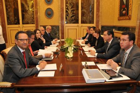 El presidente del Parlamento en la reunión de la COPREPA en Baleares. El presidente del Parlamento en la reunión de la COPREPA en Baleares.