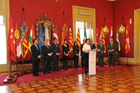 Lectura de la Declaración Institucional de la COPREPA 2014.