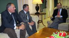 Fotografía El presidente del Parlamento recibió al cónsul de Cuba 