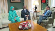 Fotografía Visita de dos senadores mauritanos al Parlamento de Canarias 
