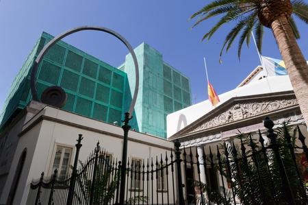 Fachada del Parlamento de Canarias.