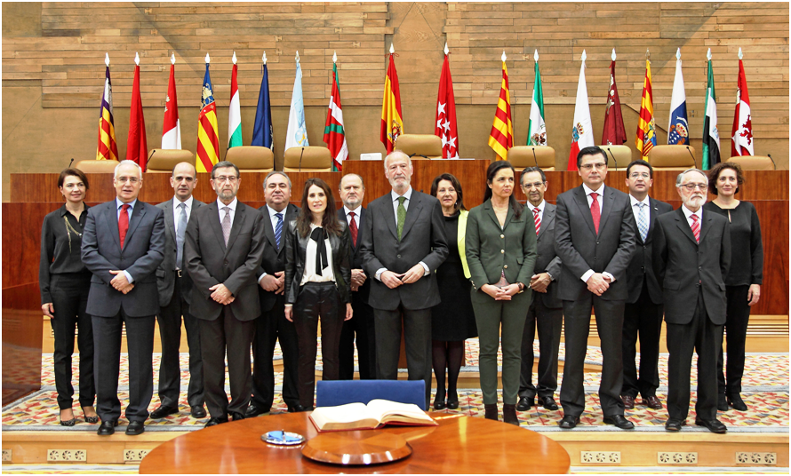 Foto de la reunión de la Conferencia de Presidentes de Parlamentos Autonómicos (Coprepa).