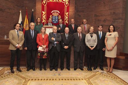 Reconocimiento del Parlamento al Real Casino de Tenerife.