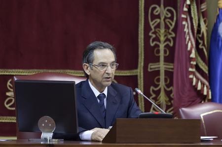 El presidente del Parlamento, Antonio Castro.