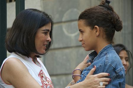 En la entrada principal