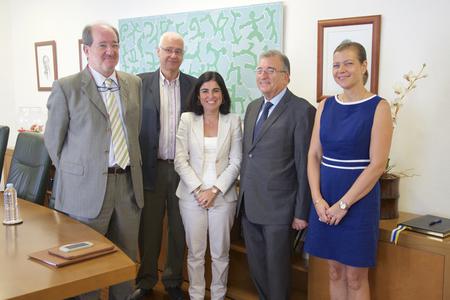 Antes de la reunión con el pleno de la Audiencia de Cuentas Antes de la reunión con el pleno de la Audiencia de Cuentas