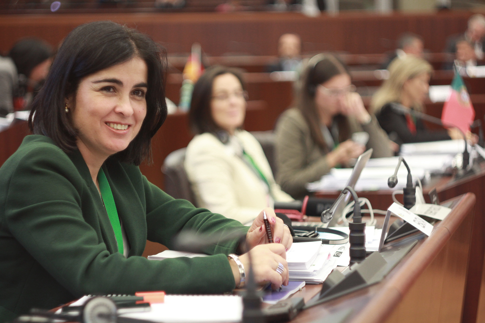 Carolina Darias en la Asamblea Plenaria de la CALRE.