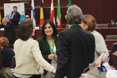 Carolina Darias en la Asamblea Plenaria de la CALRE.