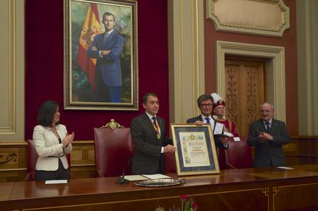 La entrega de la distinción