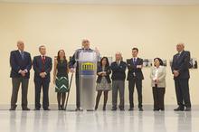 Martín Chirino, durante su discurso.