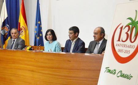 La presidenta, Carolina Darias, durante su intervención.