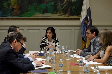 Un momento de la primera reunión del grupo de trabajo.