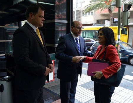 Visita a la sede de la ONCE.