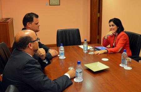 Visita a la sede de la ONCE.