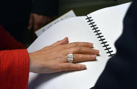 Visita a la sede de la ONCE.