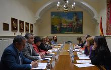 Un momento de la reunión.