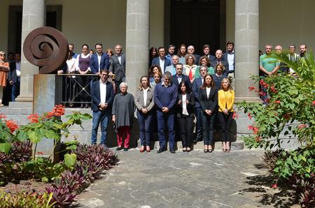 El Parlamento, durante el minuto de silencio.