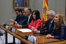 En el acto de recepción.