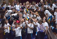 Fotografía Carolina Darias preside el pleno infantil del proyecto 