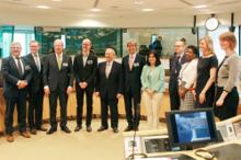 Fotografía de familia de los presidentes de las asambleas participantes.