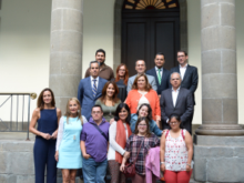 Fotografía Una delegación de la Asociación Síndrome de Down Las Palmas visita el Parlamento en el marco de la iniciativa ‘Más que 21’ de Canarias Radio y la Fundación Disa 