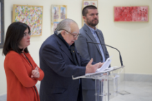 Fotografía El Parlamento de Canarias acoge la exposición 'Colores a la espera del alba', de Manolo Sánchez 