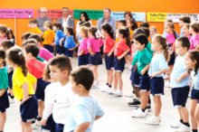 Fotografía La presidenta inaugura las XXII Olimpiadas del colegio San Vicente Paúl de Las Palmas de Gran Canaria