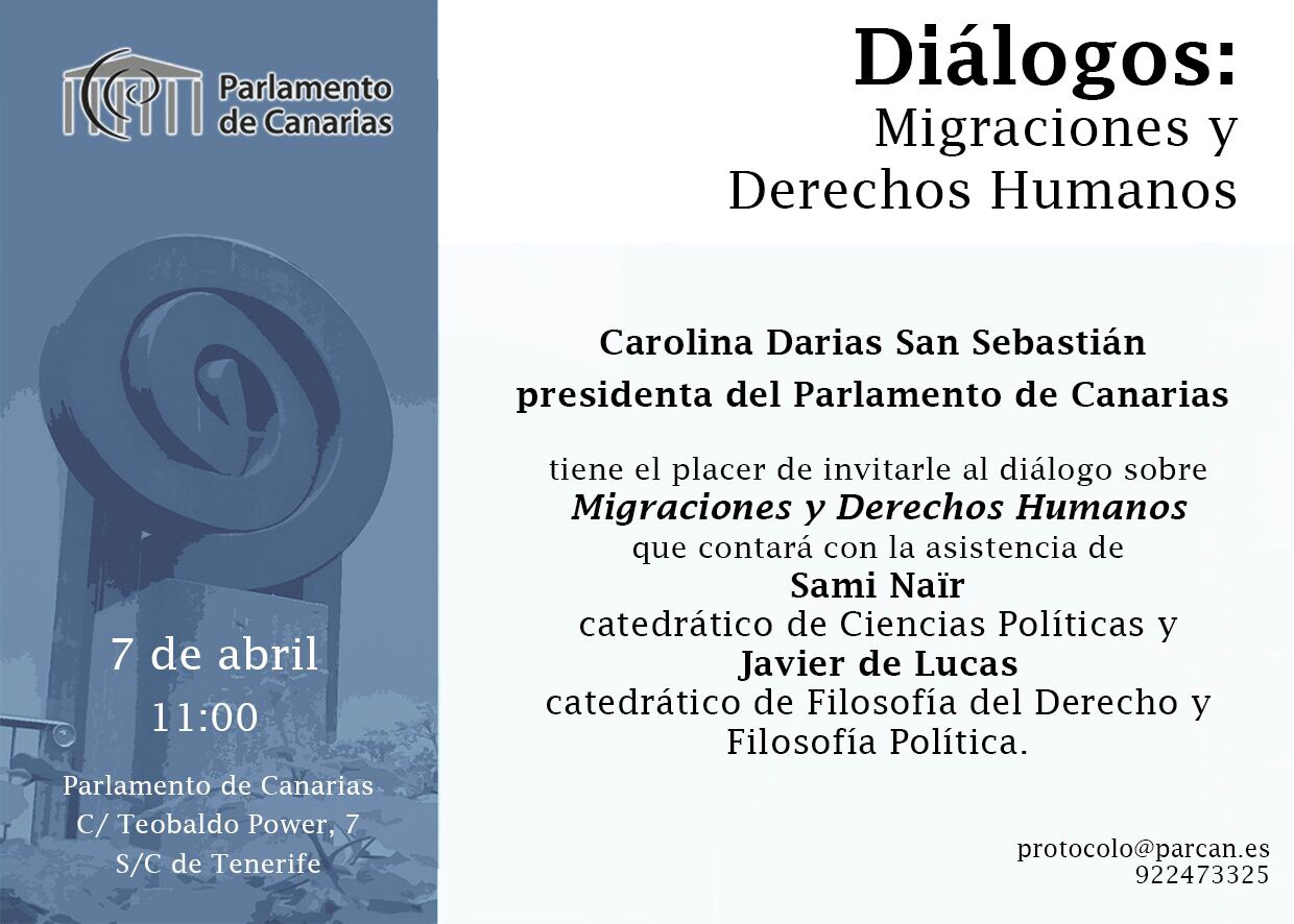 Invitación a la segunda edición de los 'Diálogos'.