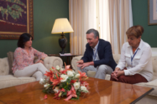 Fotografía La presidenta del Parlamento se reúne con el presidente del Consejo Escolar de Canarias 
