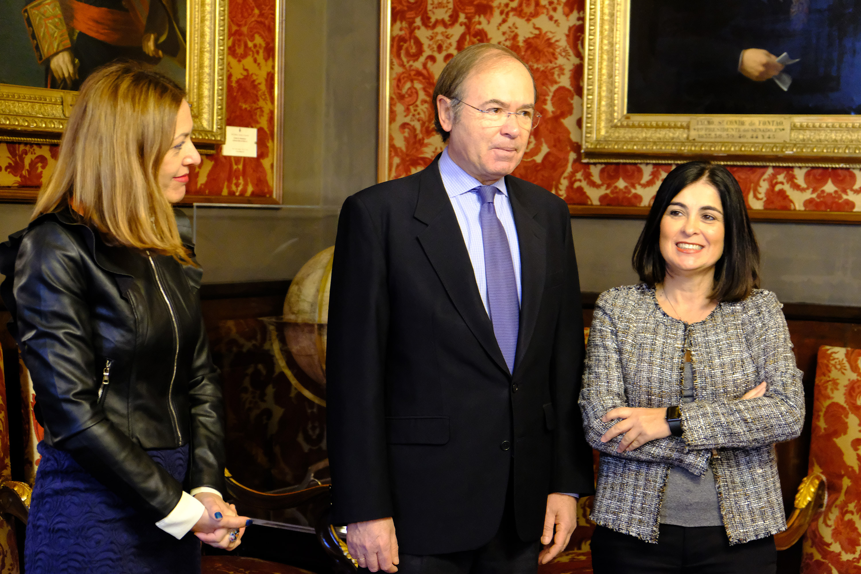 Tavío, García-Escudero y Darias en el Senado.
