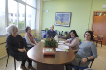 Fotografía Carolina Darias comparte con el IES Felo Monzón el proyecto del Parlamento para localizar los Objetivos de Desarrollo Sostenible en Canarias