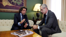 Fotografía El presidente del Parlamento de Canarias recibe al fiscal superior de Canarias 