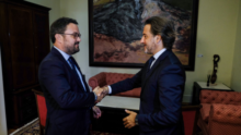 Fotografía El presidente del Parlamento de Canarias recibe al senador Asier Antona