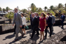 Fotografía El presidente del Parlamento de Canarias asiste a la inauguración de la exposición "César Manrique. 100 años de vida" presidida por SSMM el Rey Don Felipe VI