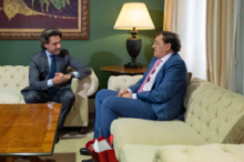 Fotografía El presidente del Parlamento de Canarias, Gustavo Matos, recibe al cónsul general del Reino de Marruecos en Canarias, Ahmed Moussa 
