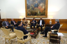 Fotografía El presidente del Parlamento de Canarias visita al presidente de la Asamblea de la República de Portugal 