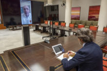 Fotografía Matos inicia con Cruz Roja los encuentros con colectivos y autoridades que están trabajando en la gestión de la crisis por el COVID-19